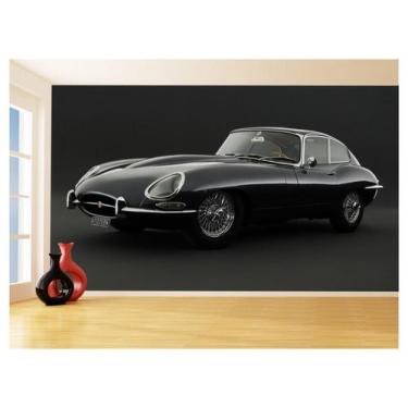 Imagem de Papel De Parede 3D Carro Antigo Jaguar E Type 3,5M Cxr66 - Você Decora