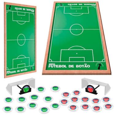 Imagem de Futebol De Botão Com Mesa E Acessórios Para Salão De Jogos Brinquedo C