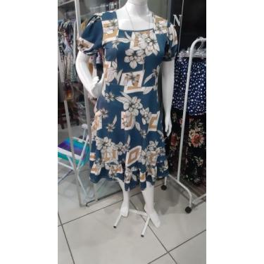 Imagem de Vestidos Plus Size de suplex tamanho único veste de 46 a 50 - Bela Ros