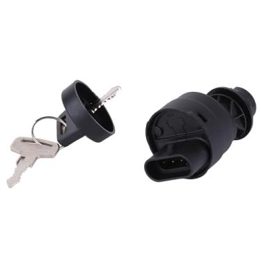 Imagem de Aublinto Interruptor de cilindro com trava de ignição 4080413 com montagem de 2 chaves apto para Polaris Sportsman 450 570 850 1000 RZR 200 Outlaw 70 2021-Up Interruptor de chave de ignição 3 posições
