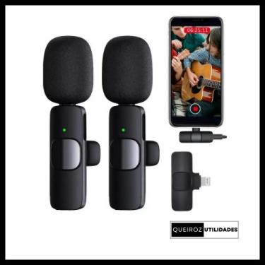 Imagem de Microfone Android/ Microfone/ Sem Fio/ Profissional/ / Android - QUEIR