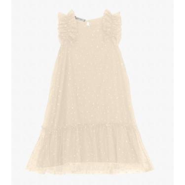 Imagem de Vestido Infantil em Tule Lantejoulas Trick Nick Amarelo, 4, Amarelo