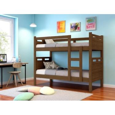 Imagem de Beliche Transformável em 2 Camas – Solução Prática para Espaços Pequenos – meninos e meninas- cor LEGNO
