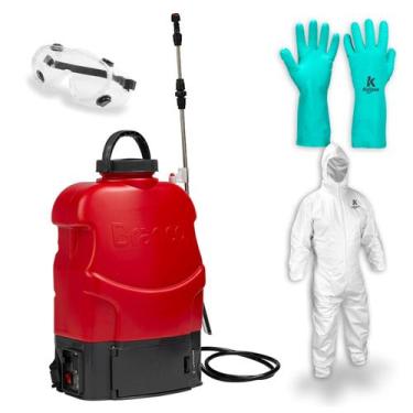 Imagem de Pulverizador Bateria Lítio 6 bicos BPC20BL + Oculos Ampla Visao Com Va