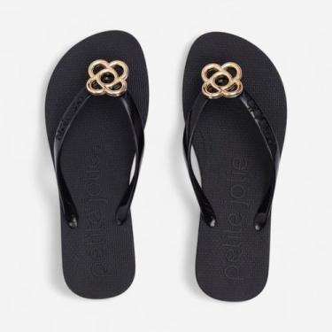 Imagem de Chinelo Petite Jolie Fresh Preto, Preto, 36