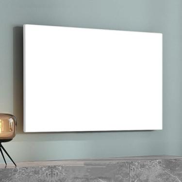 Imagem de Capa de TV TV à prova de poeira à prova de sol interior 42-100 polegadas simplicidade moderna tela de TV decoração de arte cores sólidas LED LCD televisão computador protetores de exibição - branco||