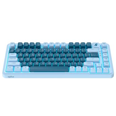 Imagem de Teclado Mecânico Gamer Aplus Cetus 75 AK200 Switch Red Hotswap LED Azul