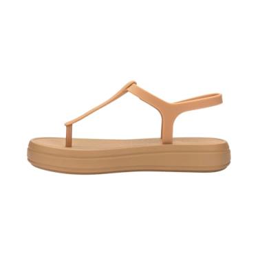 Imagem de Melissa Sandálias femininas plataforma Sun Leme, Bege, 40