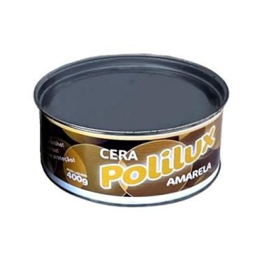 Imagem de Cera Pastosa Polilux Para Móveis Madeira Lata Amarela 400G - Borlen