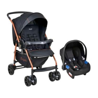 Imagem de Carrinho Passeio e Bebê Conforto Burigotto Rio K Preto Cobre