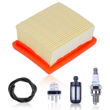 Imagem de Hyceker Kit de serviço de vela de ignição de lâmpada de filtro de ar BR800 para Stihl BR800 BR800C BR800X BR 800 800X 800C C-E Peças de manutenção de sopradores de mochila Magnum 4283 141 0300, 4283