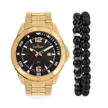 Imagem de Kit Condor Masculino Drive Dourado - CO2115MWI/K4P