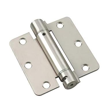Imagem de Onward 52821NBR dobradiça de mola ajustável de encaixe completo de 8,8 cm, níquel escovado