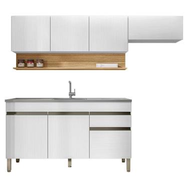 Imagem de Cozinha Modulada 3 Pecas Com Balcao Pia Line KTP