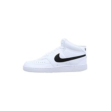 Imagem de Nike Tênis masculino Court Vision Mid, Branco/preto e branco., 9.5