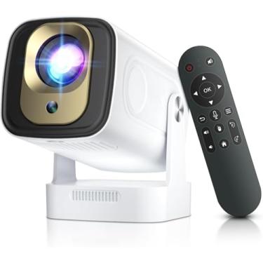 Imagem de Salange [Foco Automático / Keystone] Projetor Inteligente Com Wi-Fi E Bluetooth 5.4, Projetores Nativos 1080P 4K, Curto Alcance Aplicativos Integrados, Android 11, Mini Portátil Hy260Pro