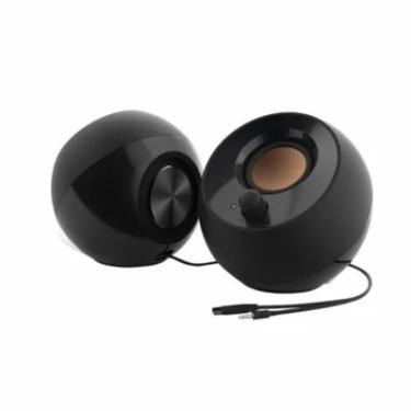 Imagem de Caixa De Som 2.0 - Pebble - Usb Tipo A - 2w Rms - Preta - 51mf1680aa000