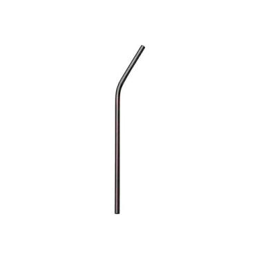 Imagem de Canudo de inox 6mm Curvo Preto - Can.u.do