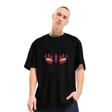 Imagem de Camiseta Unissex Oversized Akaza Demon Slayer Anime Streetwear - FLS.C