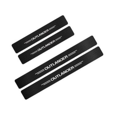 Imagem de Adesivos Para Soleira De Porta De Carro Mitsubishi Lancer Pajero ASX G