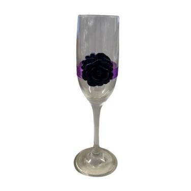 Imagem de Taça Maria Mulambo Rosa Roxa Champagne Imperatriz 190 ml - META ATACAD