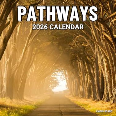 Imagem de Calendário de parede Pathways 2026 | Fotografia da natureza cênica e vistas encantadas ao ar livre | Passarelas deslumbrantes | Calendário de parede de 30,5 x 61 cm 2026