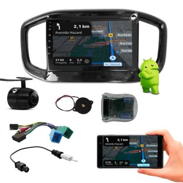 Imagem de Multimídia 9" Android Nova Strada 2020 em diante  Android Auto Carplay + Interface Volante  + Câmera de Ré