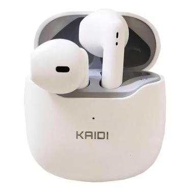 Imagem de Fone De Ouvido Bluetooth 5.1 Kd-771 Branco Sem Fio Kaidi