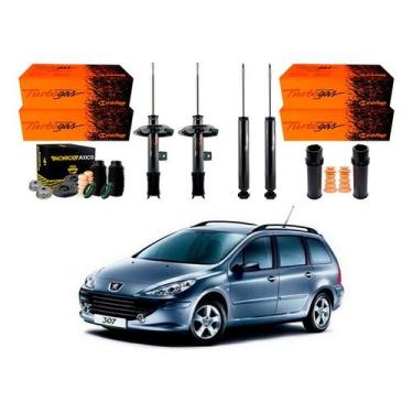 Imagem de Kit Amortecedor Dianteiro Traseiro 307 Sw 2.0 2007 A 2008 - Cofap