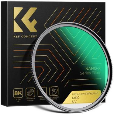 Imagem de Filtro de proteção de lente K&F Concept 55mm de refletividade ultrabai