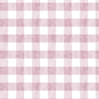 Imagem de Papel de Parede Adesivo Xadrez Aquarela Autocolante para Quarto Sala C