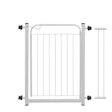 Imagem de Portão Pet Grade Para Cães Crianças Proteção para Bebês Acompanha Extensor de 10cm (02 PORTÕES BRANCO)
