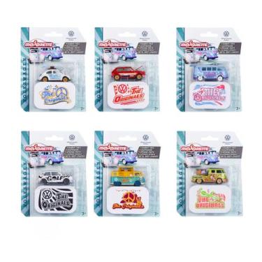 Imagem de Majorette série vw the originals com box sortido 1/64 - califórnia toy