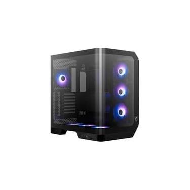 Imagem de Gabinete Gamer MSI MAG Pano 120R PZ, Mid Tower, Vidro Panoramico, 4x FANs ARGB, ATX, Preto - PANO120RPZ