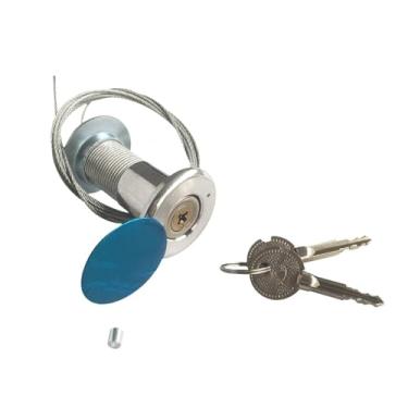 Imagem de Ｂｅｓｇａ Fechadura de emergência para porta de garagem com chaves de liga de zinco de luxo que substitui a fechadura de cabo de aço, Style a