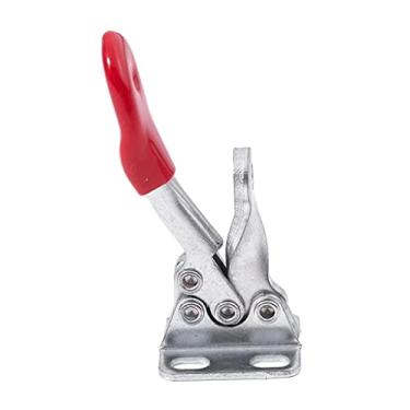 Imagem de Braçadeira horizontal de 201 A com base de flange de barra fixa 27 kg 27,2 kg, tensor de alavanca de joelho