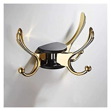 Imagem de Cabide de parede para cabide montado na parede, gancho giratório móvel, cabideiro, cabideiro, ganchos de parede, ganchos de porta, cabideiro