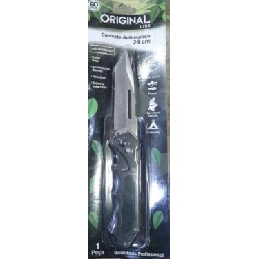 Imagem de Canivete automático cabo inox - original