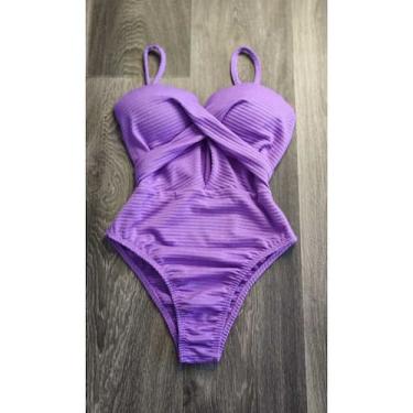 Imagem de Body Maiô Feminino Elegante Moda Praia Feminino Verão - Betanqur, Lilá