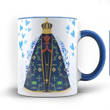 Imagem de Caneca xicara Nossa Senhora Aparecida Padroeira 25 (Branca)