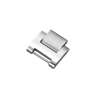 Imagem de HiCycle2 Fivela de substituição de elos de 20 mm de 18 mm para pulseira Cartier Ballon Bleu de 42 mm de aço inoxidável, Prata, One Size, Link completo