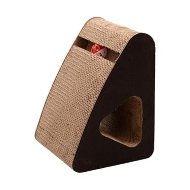 Imagem de IEUDNS Arranhador para gatos, centro de atividades vertical, resistente, multiuso, 3 em 1, protetor de móveis, S