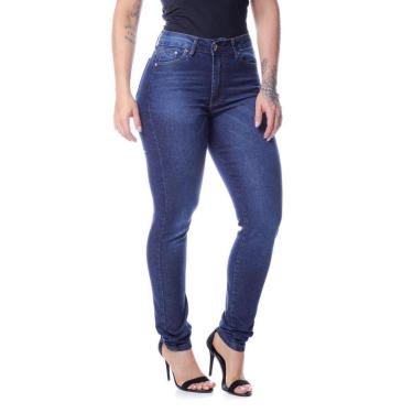 Imagem de Calça Jeans Vilejack Elastano Skinny Cós Médio Feminina-Feminino