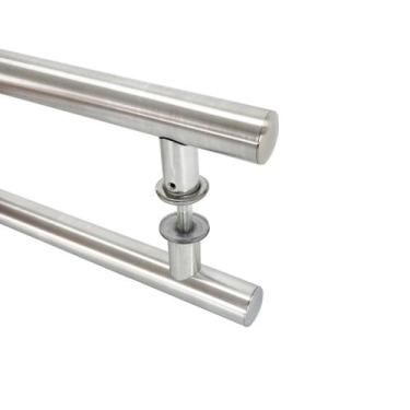 Imagem de Puxador Para Porta Duplo Em Alumínio 30cm Tubular - Decorplace