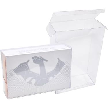 Imagem de Platinum Protectors Estojo de plástico para Pokemon Charizard UPC Ultra Premium Collection Box (pacote com 5)