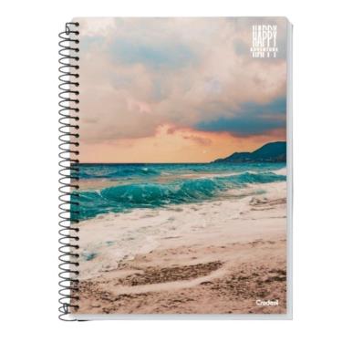 Imagem de Caderno Espiral Universitário 1 Matéria 96 Folhas Capa Dura Happy Adventure Credeal Estampa 1