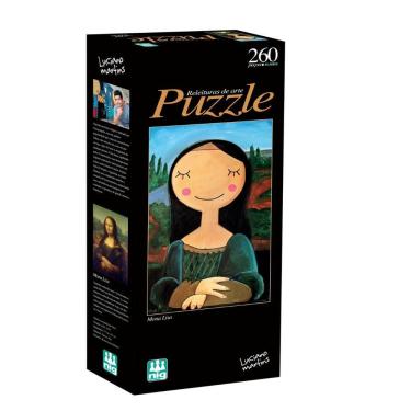 Imagem de Quebra-cabeça Mona Lisa 260 Peças - Nig Brinquedos