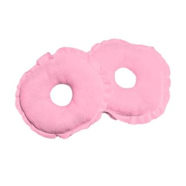 Imagem de Rosquinha de Amamentação 100 Algodão Protetor Para Seios Amamentar Macia e Confortável e Lavável Rosa