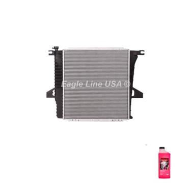 Imagem de Kit Radiador Ford Ranger 2.5 98/04 2.8 Max + Aditivo Radiador Etaniz Pronto Uso 1L