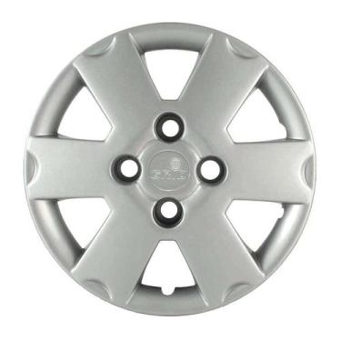 Imagem de Calota 033cb-pta aro 13 prata cubo baixo - unidade - GRID PRATA